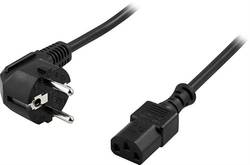 Deltaco Power Cable - 1 m - EU