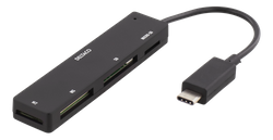 Deltaco USB-C Card Reader - 4-slot unter Deltaco