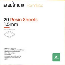 Mayku Resin Sheets (LDPE Sheets) 20 pack of 1-5mm