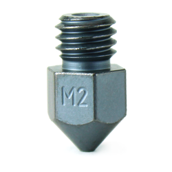 Micro Swiss M2 Hardened High Speed Steel Nozzle - MK8 - 0-40mm