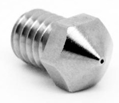 Micro Swiss Plated Wear Resistant nozzle for Wanhao i3 Mini - MP Select Mini - Mini Delta - ProFab Mini - Malyan M200 - PrimaCreator P120 - 0-20mm