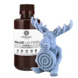 PrimaCreator Value Flex UV Resin - 500 ml - Light Grey