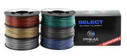 PrimaSelect PLA - 1-75mm - 6 x 250 g - Metallic Pack (rot- grn- blau- silber- gold- grau)