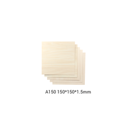 Snapmaker Basswood Sheet-A150 - 150x150x1-5mm - 5-pack unter Snapmaker