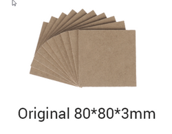 Snapmaker MDF Wood Sheet - 80x80x3mm - 10-pack
